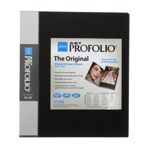 Itoya The Original Art ProFolio Presentation 8 inch x 10 inch (24 pages for 48 views)