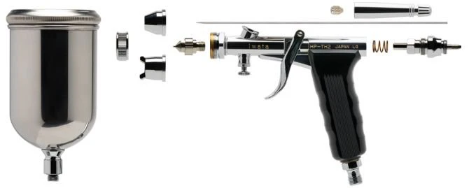 Iwata HP-TH2 Gravity Feed Dual Action Trigger Airbrush H5100 - Image 3