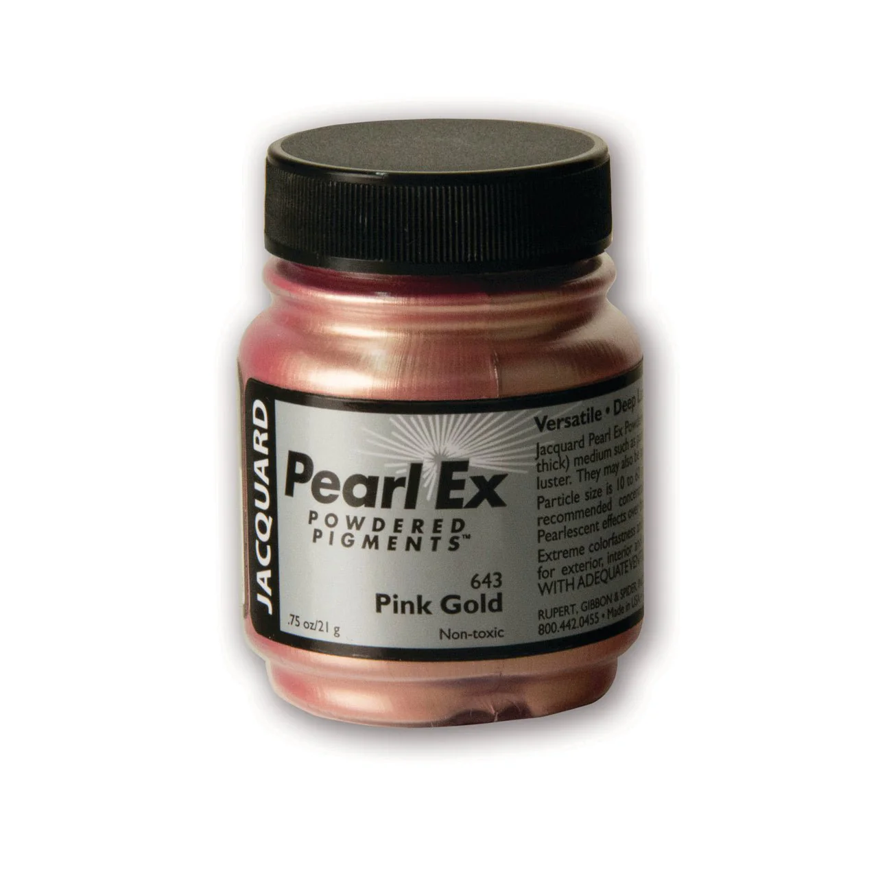 Jacquard Pearl-Ex Powdered Pigment .75 oz Pink Gold