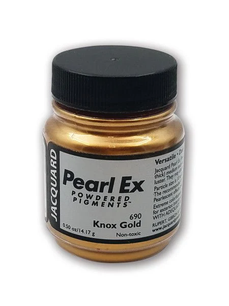 Jacquard Pearl-Ex Powdered Pigment .5 Oz Knox Gold