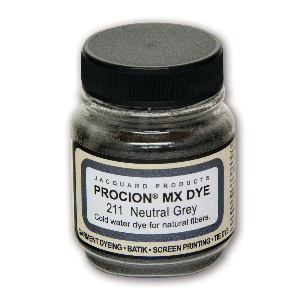 Jacquard Procion MX Dye 2/3 oz - Neutral Gray