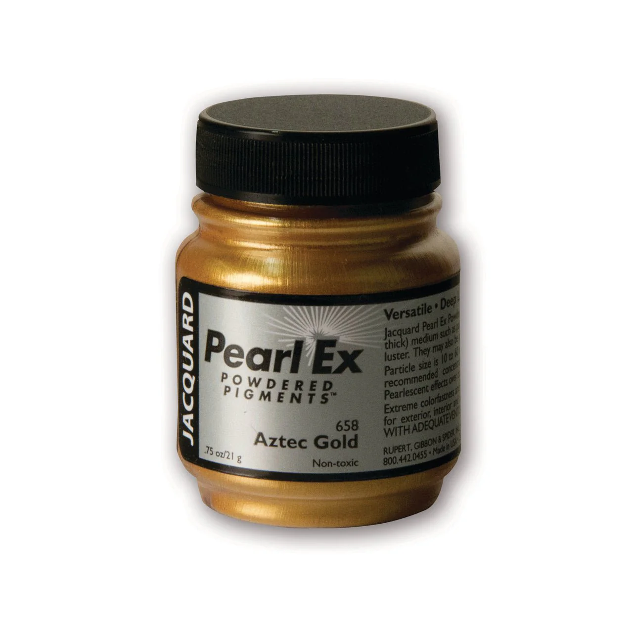 Jacquard Pearl-Ex Powdered Pigment .75 Oz Aztec Gold