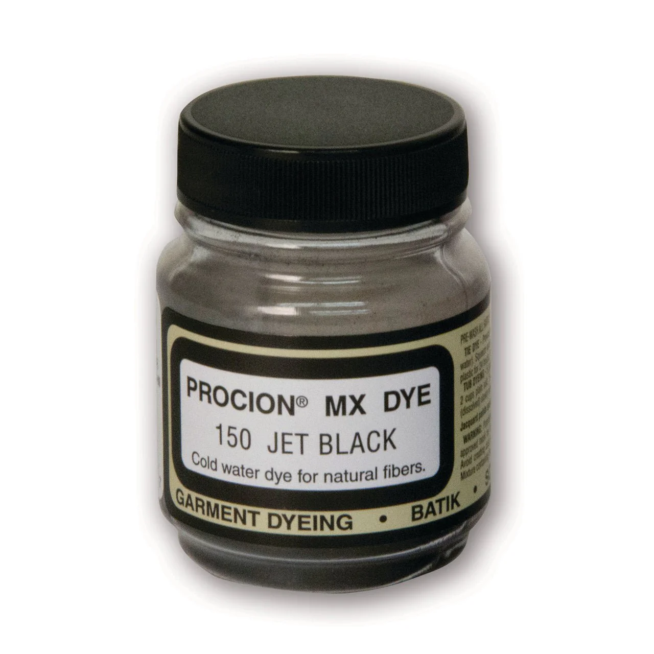 Jacquard Procion MX Dye 2/3 oz - Jet Black