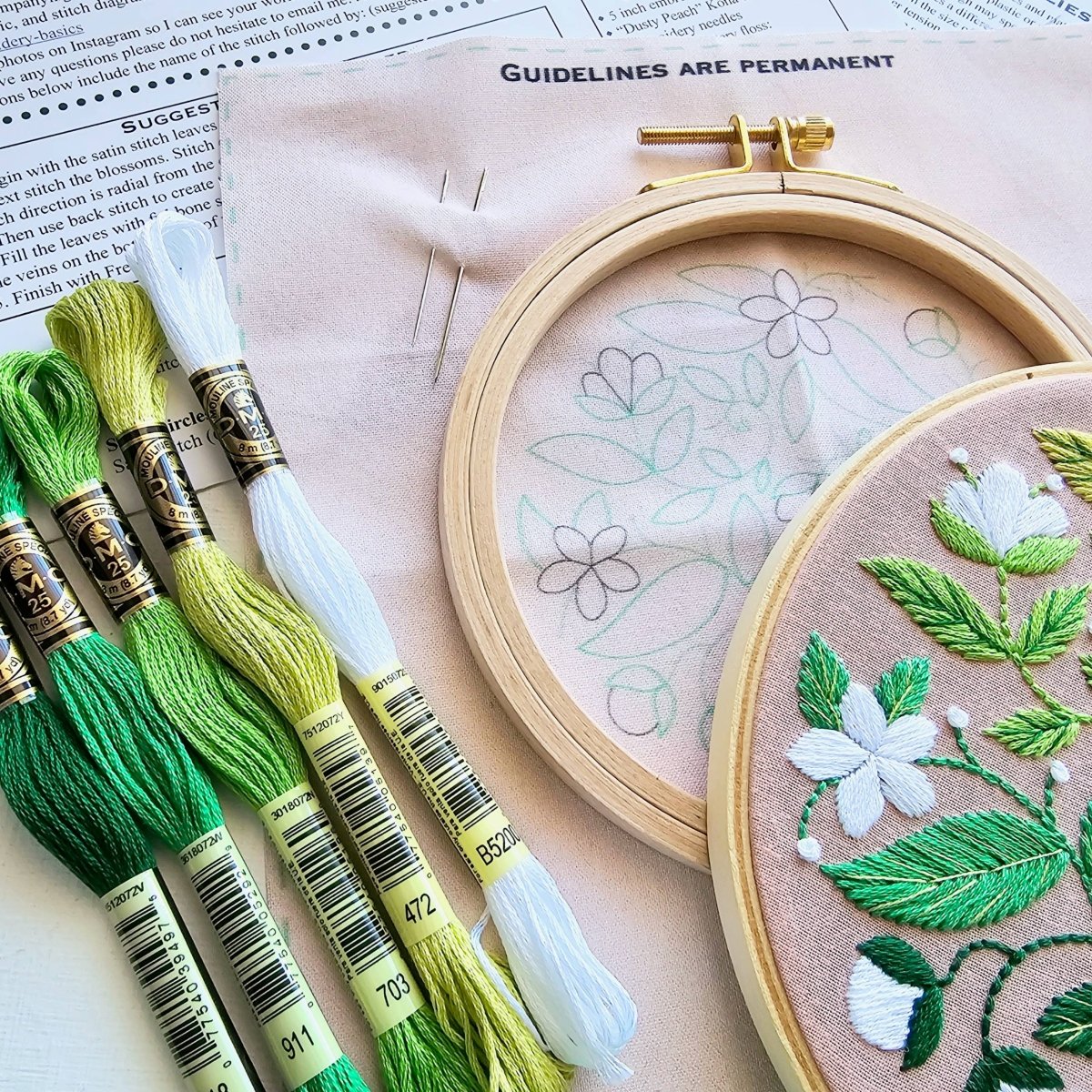 Jessica Long Embroidery - Blissful Blooms Beginner Embroidery Kit - Image 2