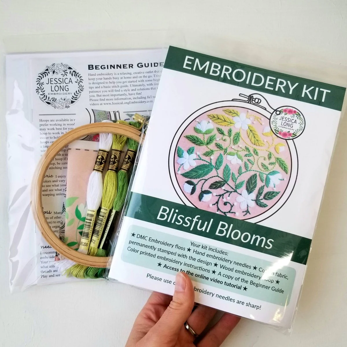 Jessica Long Embroidery - Blissful Blooms Beginner Embroidery Kit - Image 5