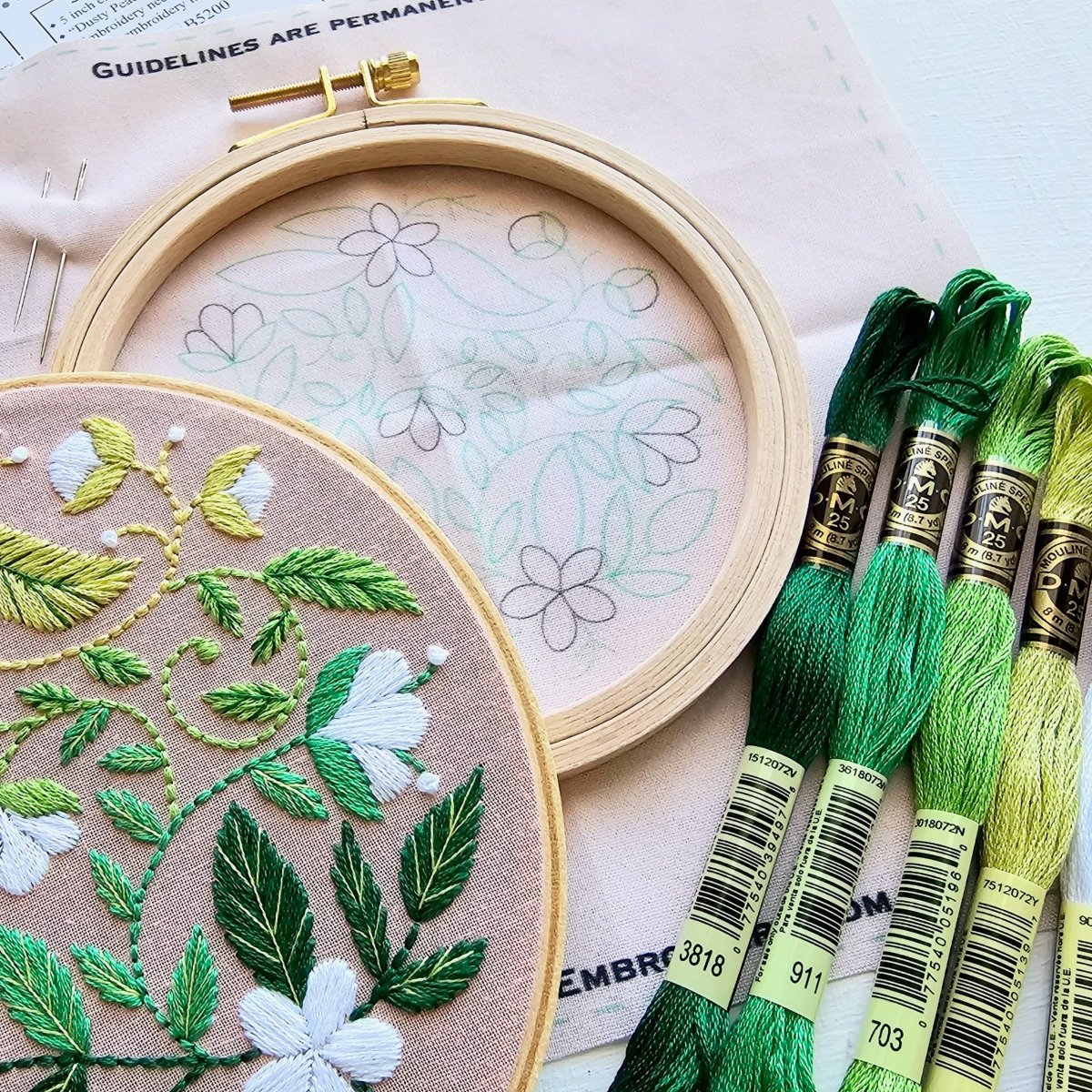 Jessica Long Embroidery - Blissful Blooms Beginner Embroidery Kit - Image 8