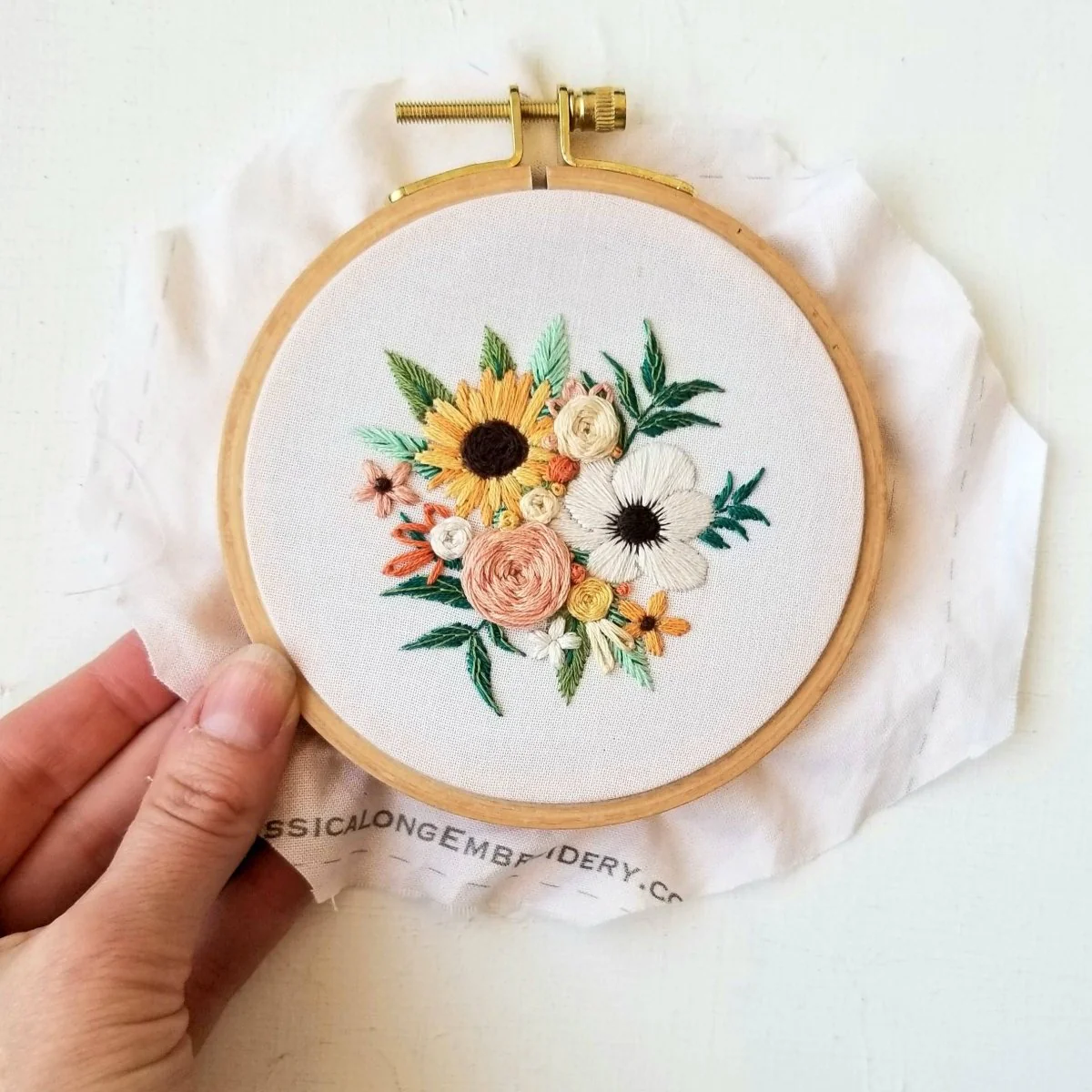 Jessica Long Embroidery - Cozy Harvest Beginner Embroidery Kit - Image 2