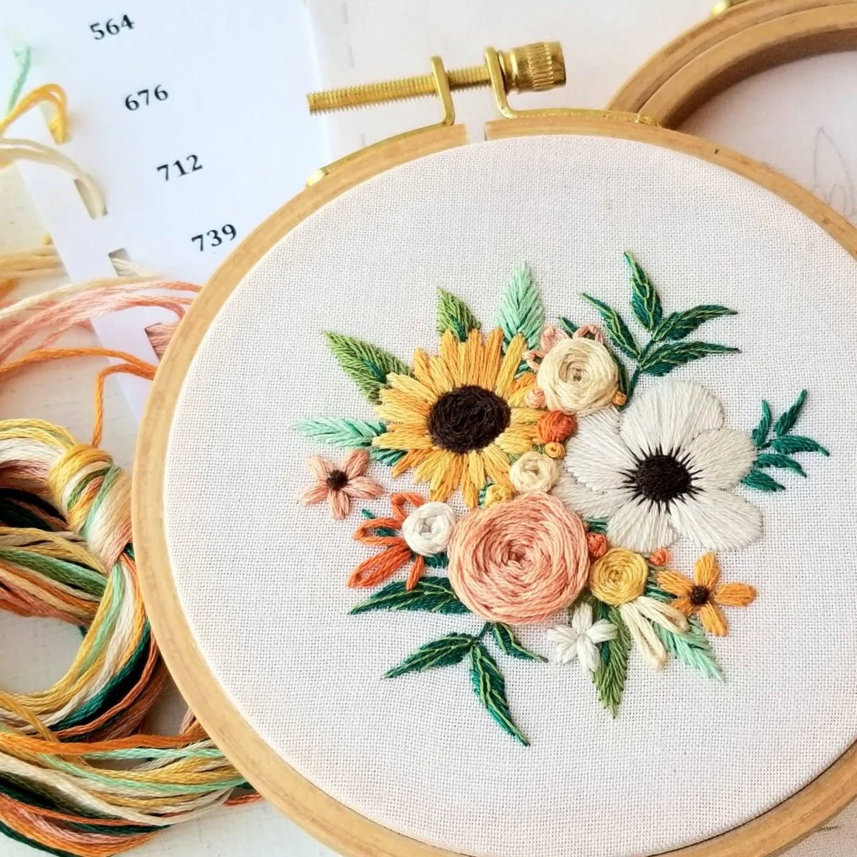 Jessica Long Embroidery - Cozy Harvest Beginner Embroidery Kit - Image 3