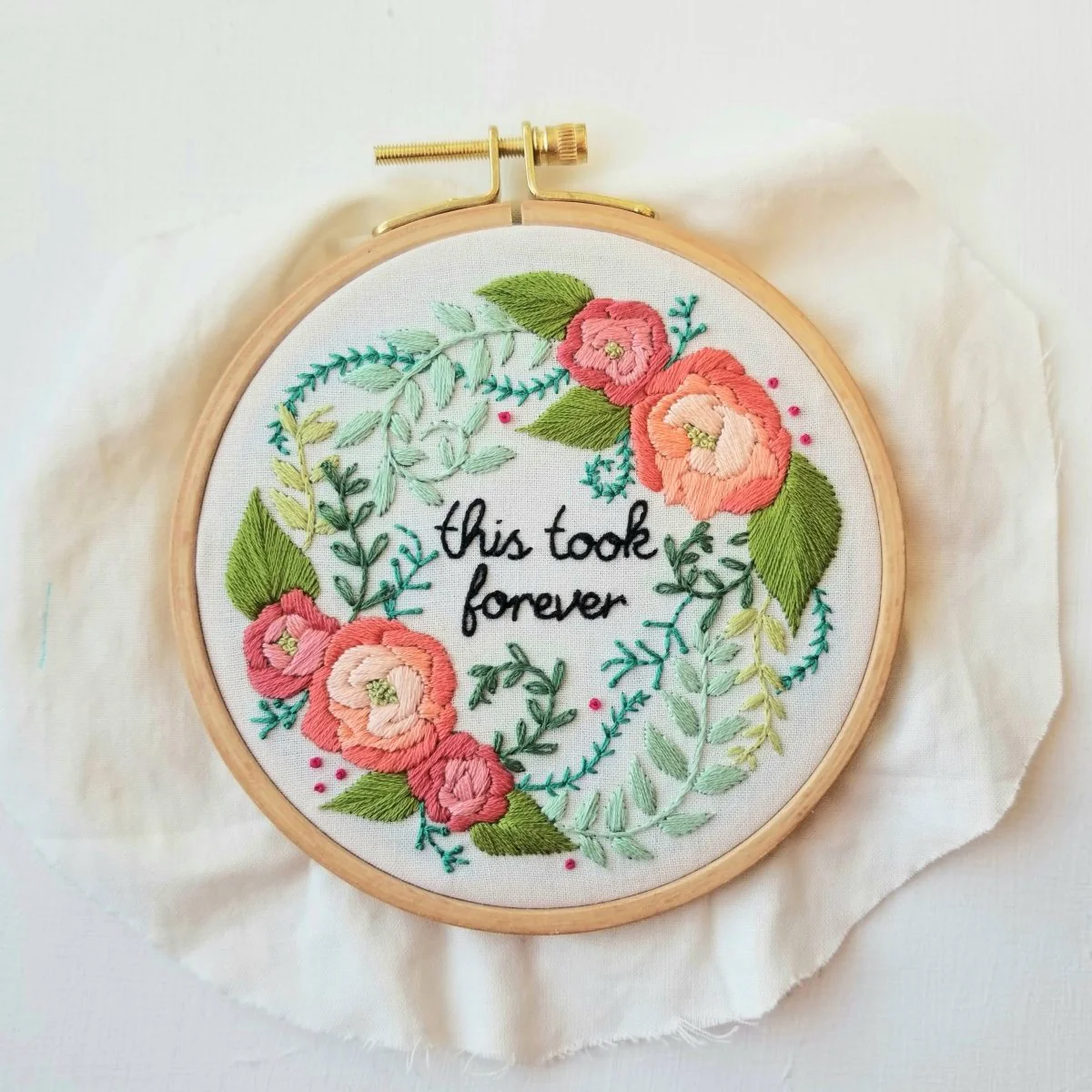 Jessica Long Embroidery - Delicate Roses Beginner Embroidery Kit - Image 3