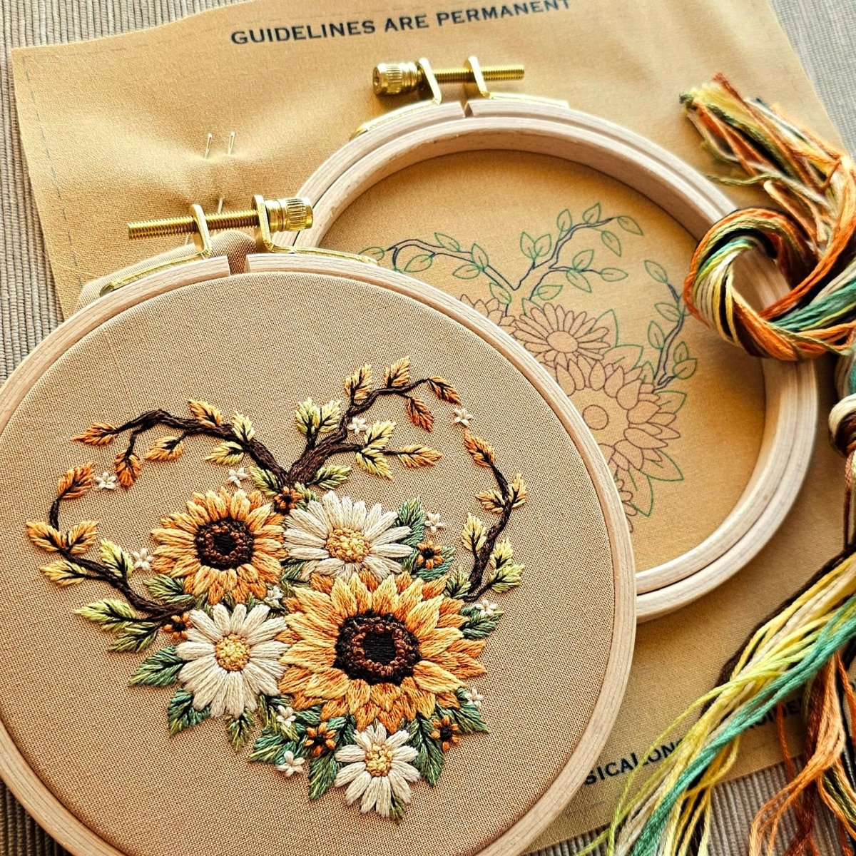 Jessica Long Embroidery - "Fall in Love" Embroidery Kit - Image 5