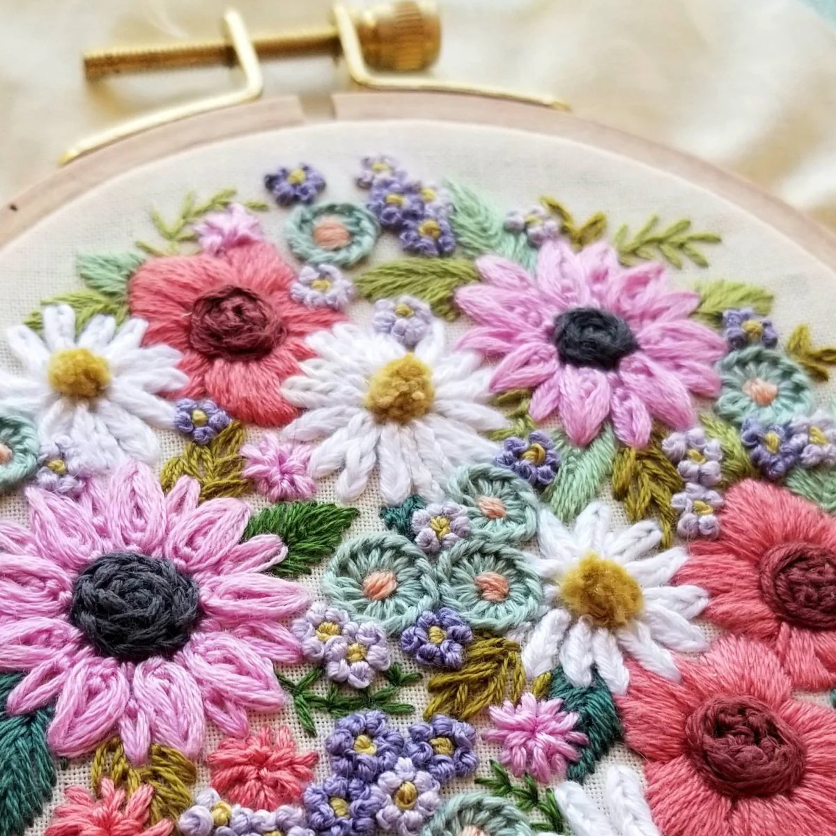 Jessica Long Embroidery - Wildflower Sampler Embroidery Craft Kit - Image 5