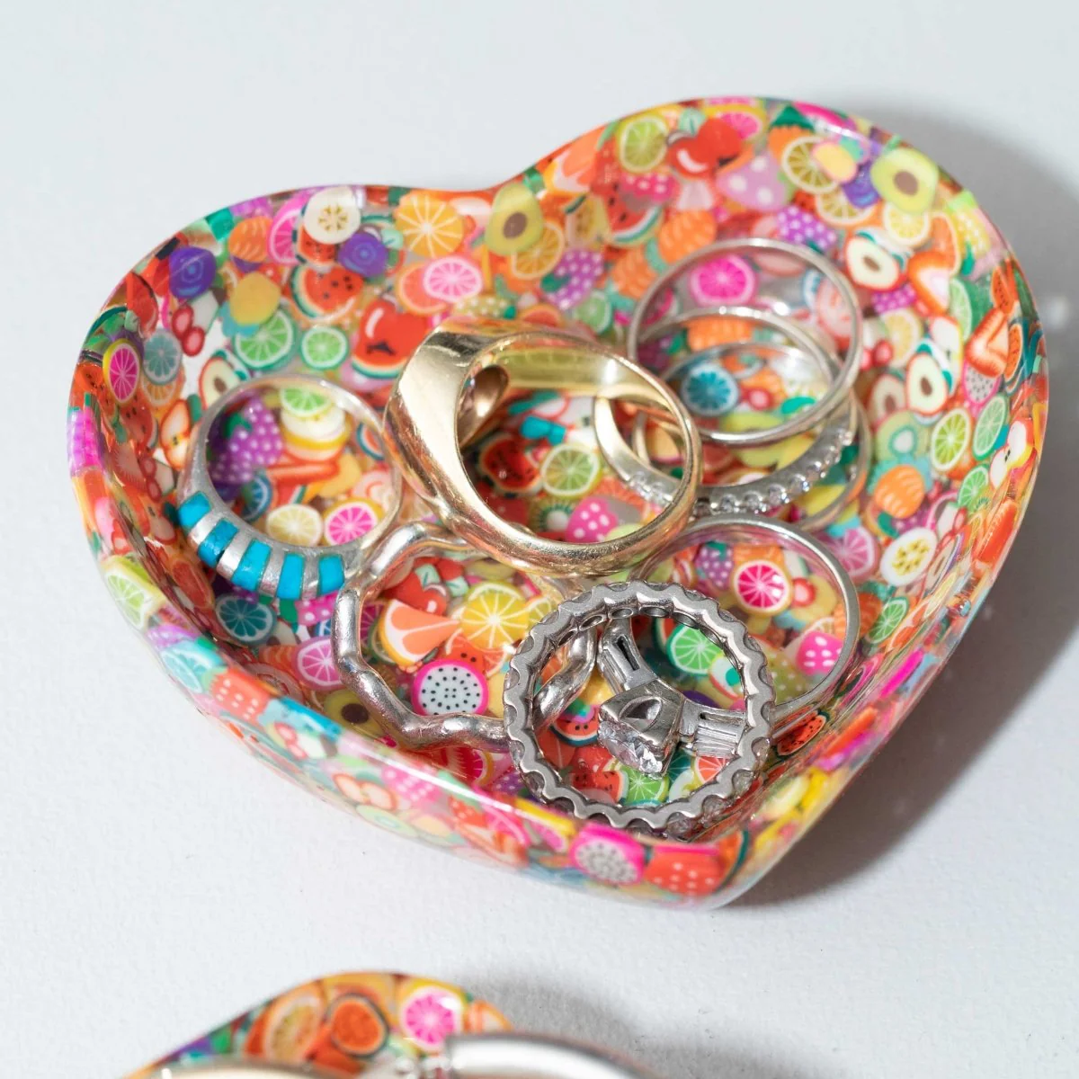 Jewelry Made by Me - Fruit, Flowers, and Sprinkels Polymer Clay Resin Craft Inclusions - Image 3