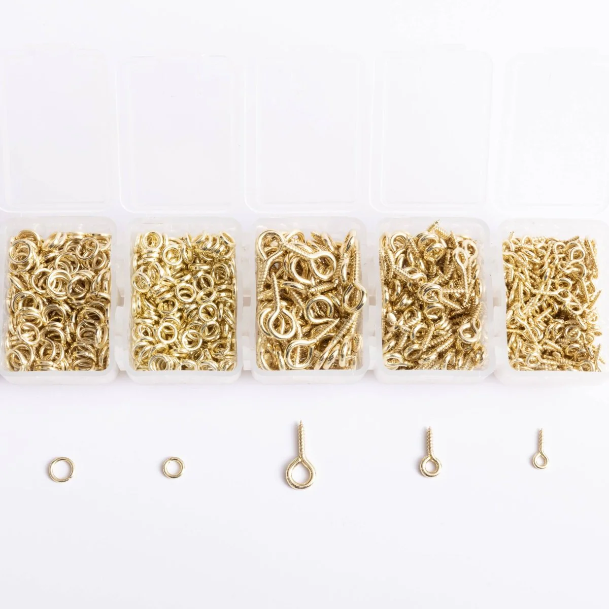Jewelry Made by Me - Gold Essential Connections Kit, 1,215pcs