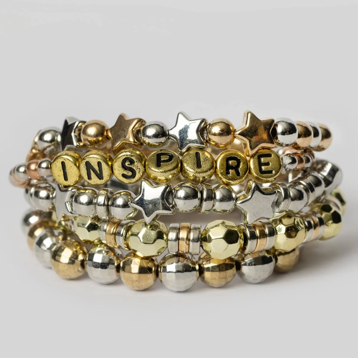 Jewelry Made by Me - Metallic Mix Gold Letters DIY Bead Box - Image 3