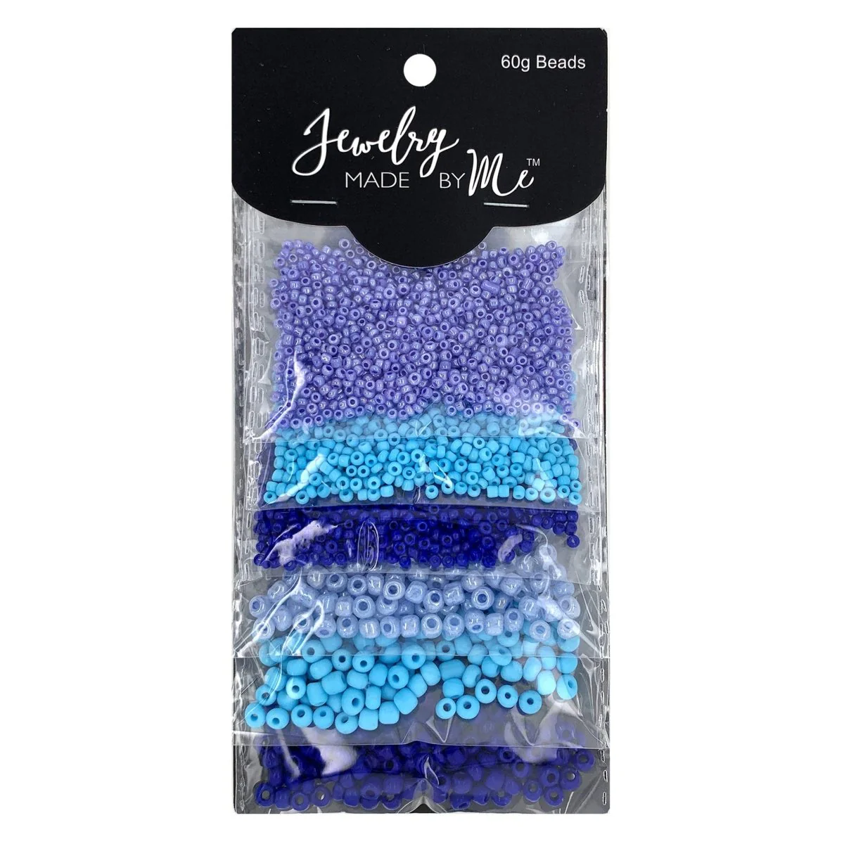 Jewelry Made by Me - Mixed Seed Bead Assortment, Blue 60gm
