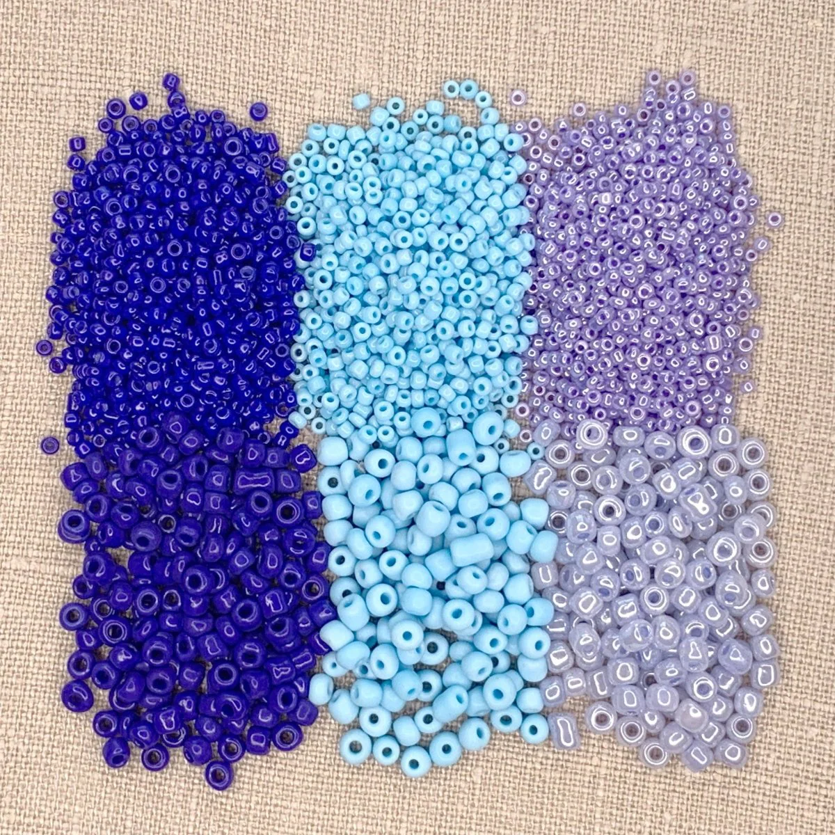 Jewelry Made by Me - Mixed Seed Bead Assortment, Blue 60gm - Image 2