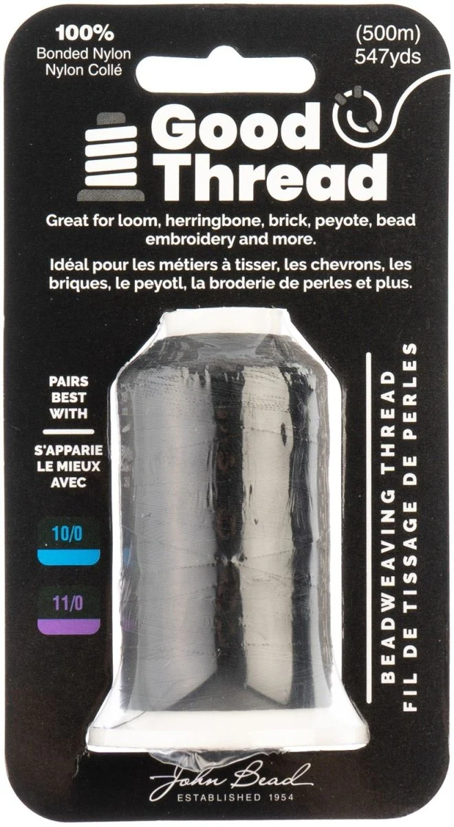 John Bead Good Thread 500m Spool - Black