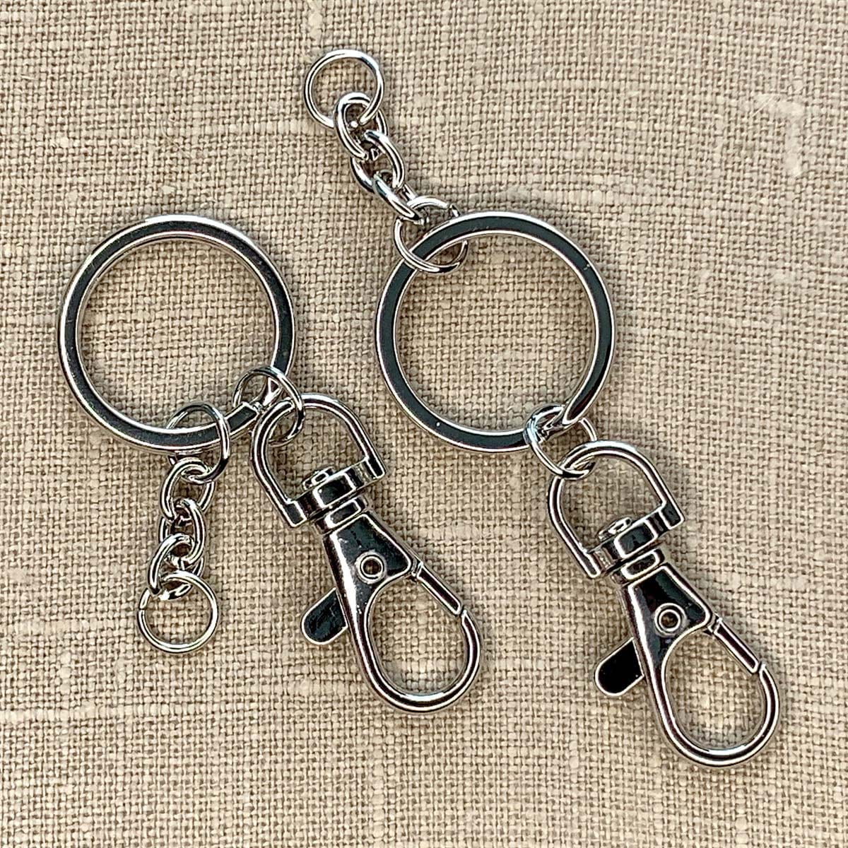 Key Ring - Silver - 2 Pack - Image 2