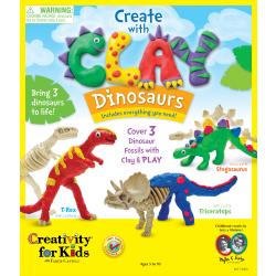 Create With Clay Dinosaurs Kit