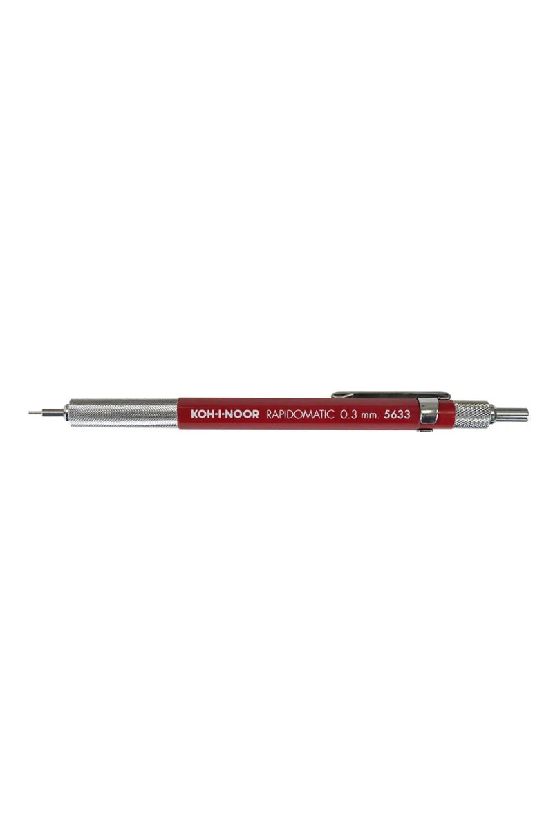 Koh-I-Noor Rapidomatic Mechanical Pencil .3mm (red barrel)