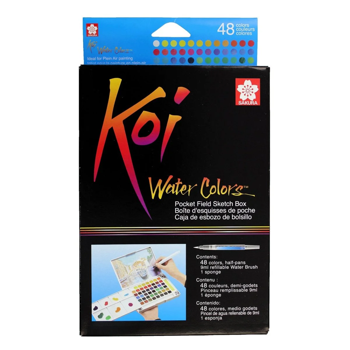 Koi Water Color Field Sketch Set - 48 Colors