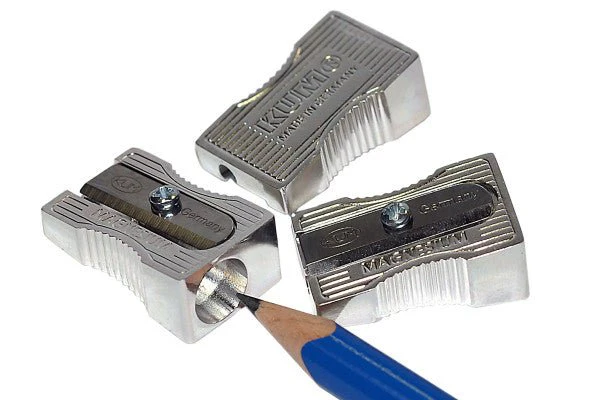 KUM Magnesium-Alloy Metal Wedge Sharpeners, Single-Hole