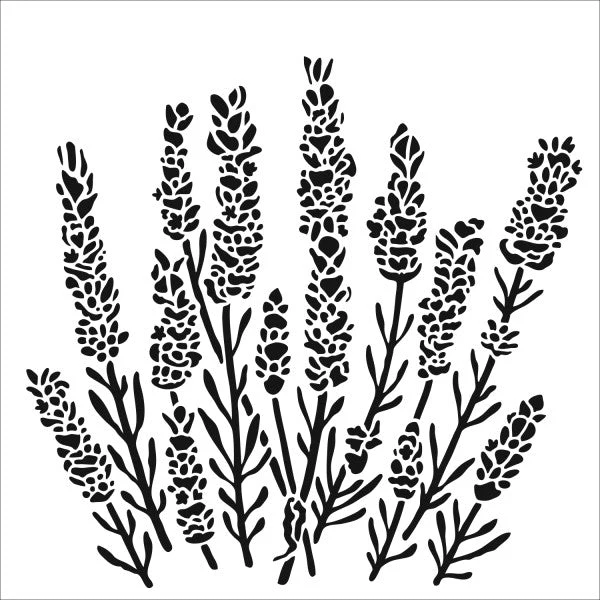 Crafters Workshop Stencil 6x6 - Lavender