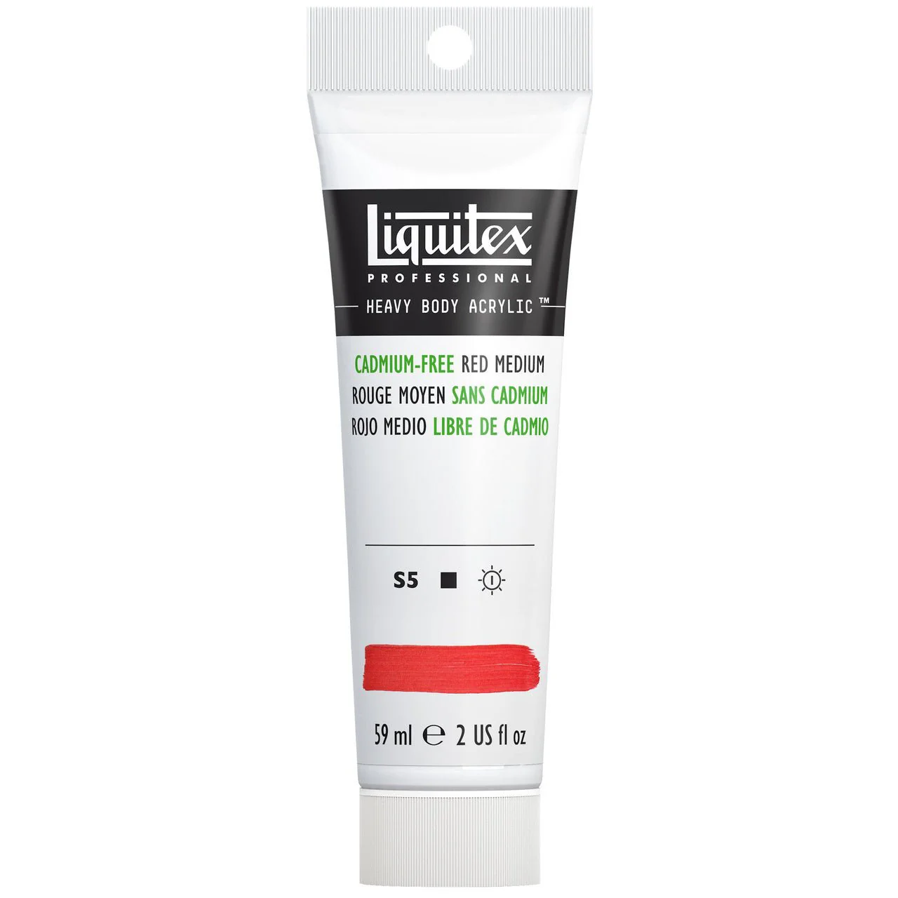 Liquitex Heavy Body Acrylic 2oz - Cadmium Free Red Medium