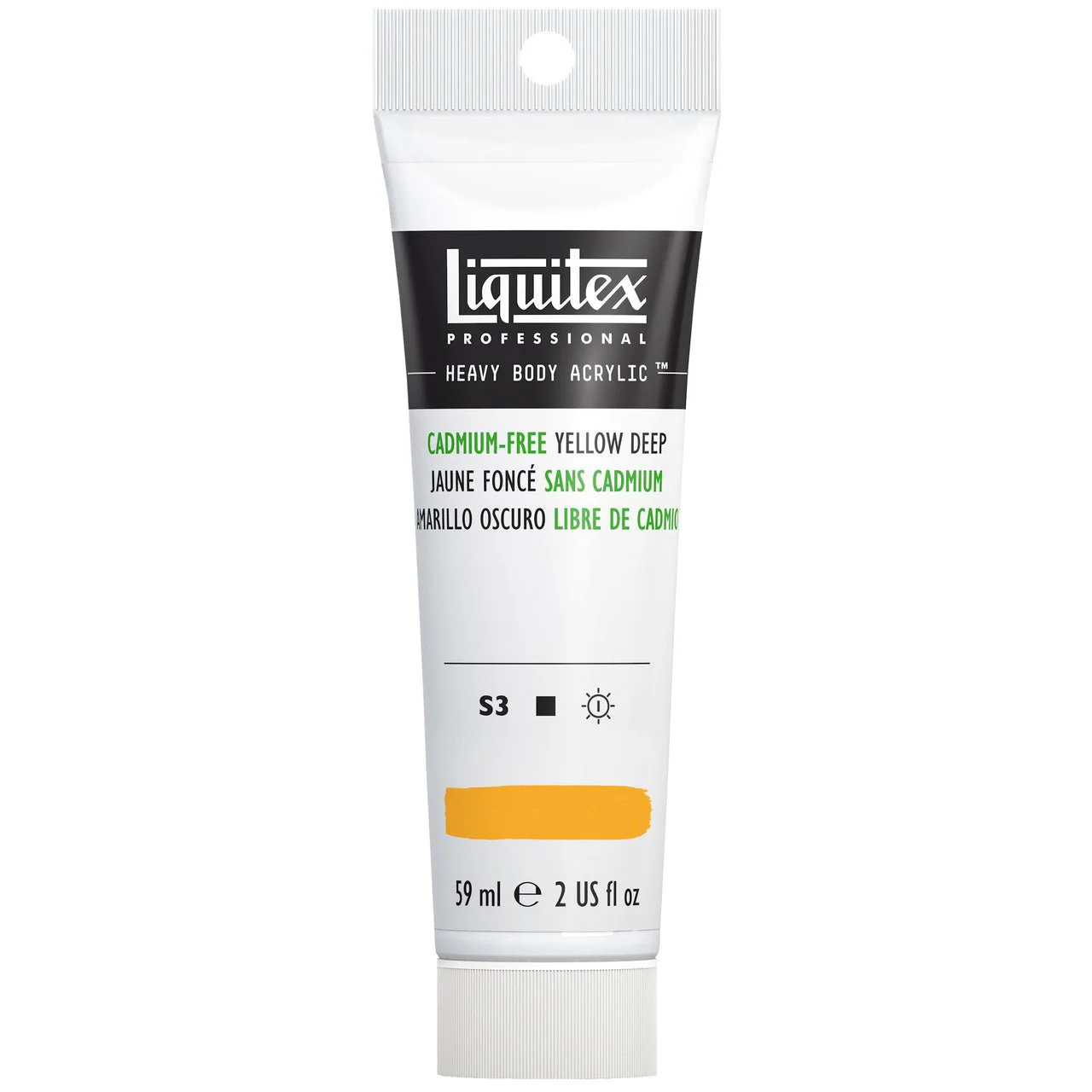 Liquitex Heavy Body Acrylic 2oz - Cadmium Free Yellow Deep