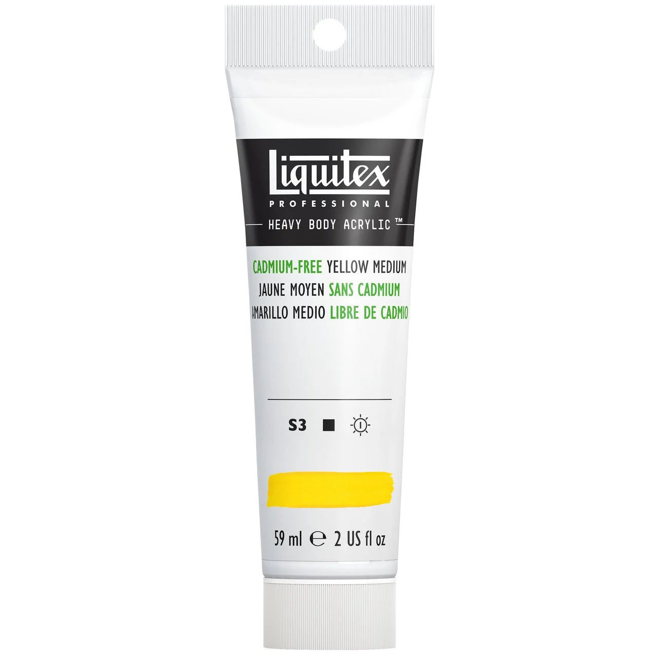 Liquitex Heavy Body Acrylic 2oz - Cadmium Free Yellow Medium