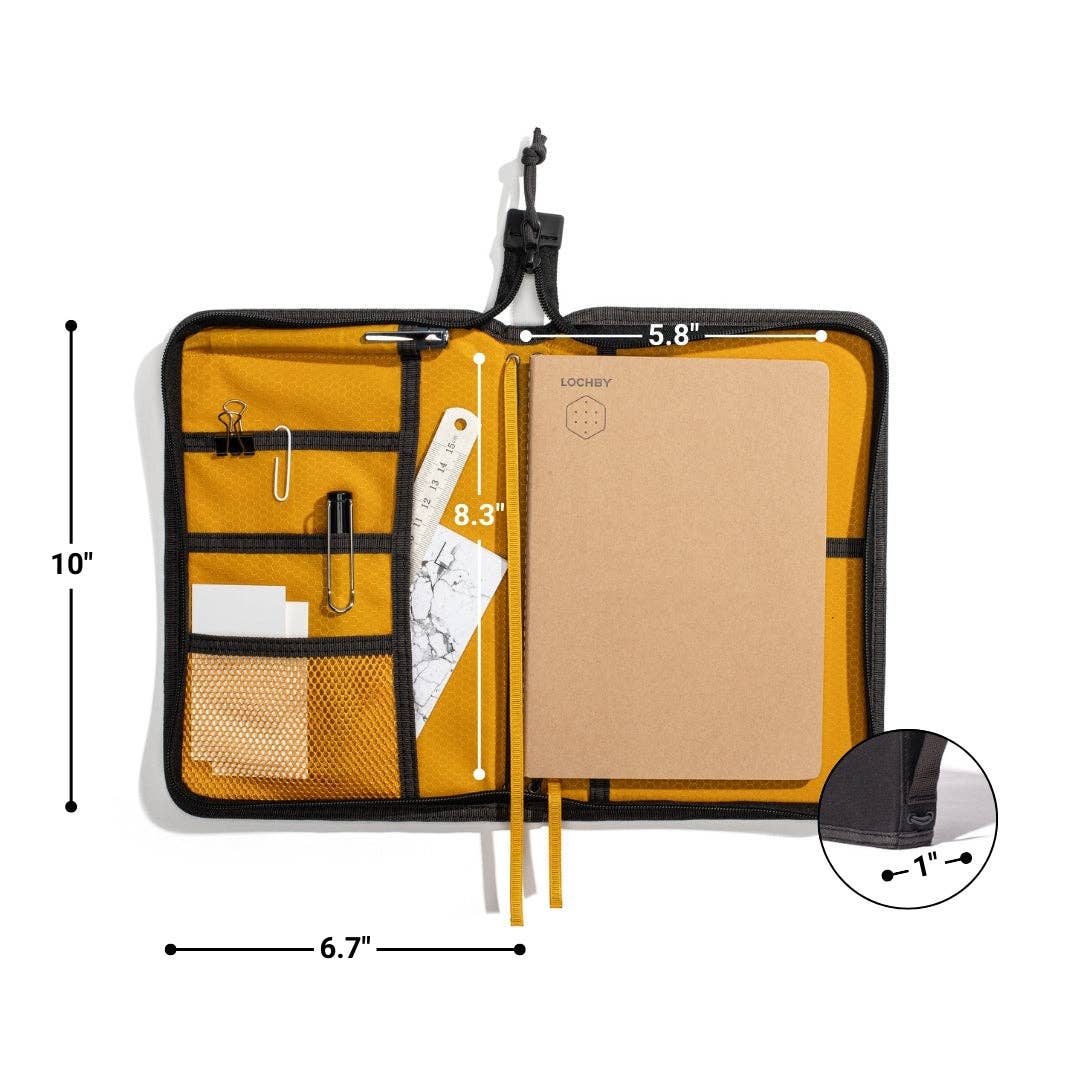LOCHBY - Artists Field Folio A5 6.7” x 10” x 1” - Brown - Image 16
