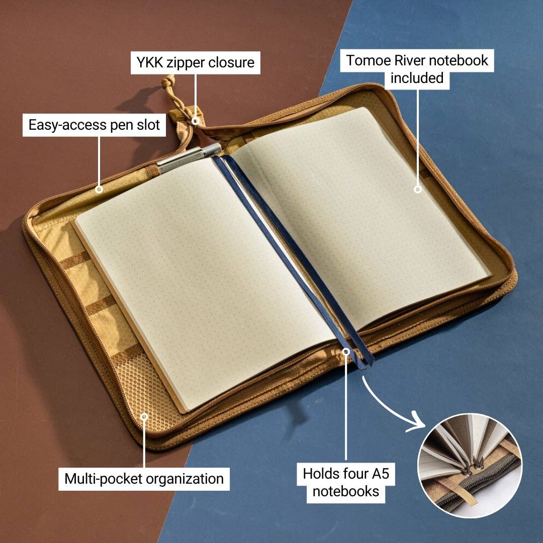 LOCHBY - Artists Field Folio A5 6.7” x 10” x 1” - Brown - Image 24
