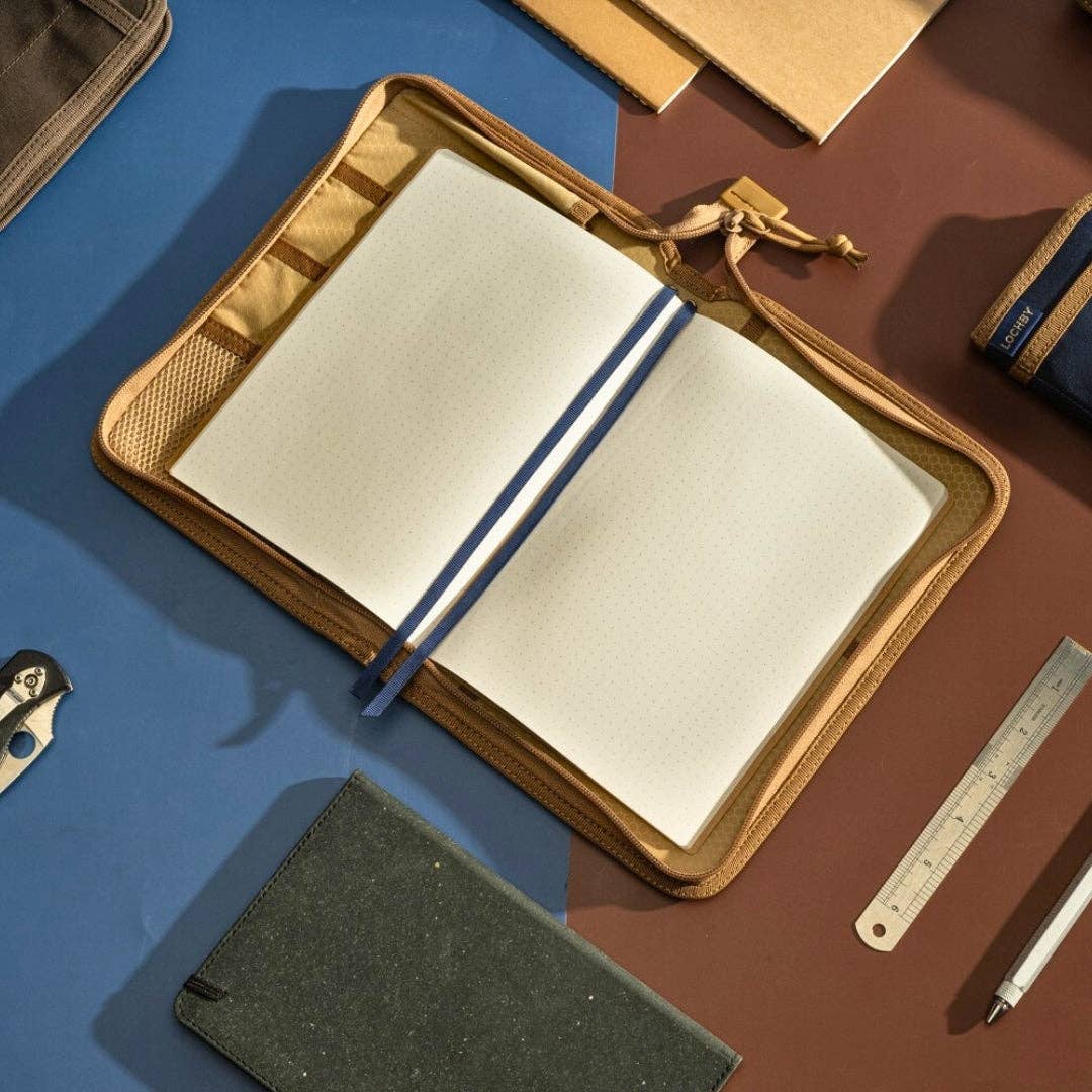 LOCHBY - Artists Field Folio A5 6.7” x 10” x 1” - Brown - Image 25
