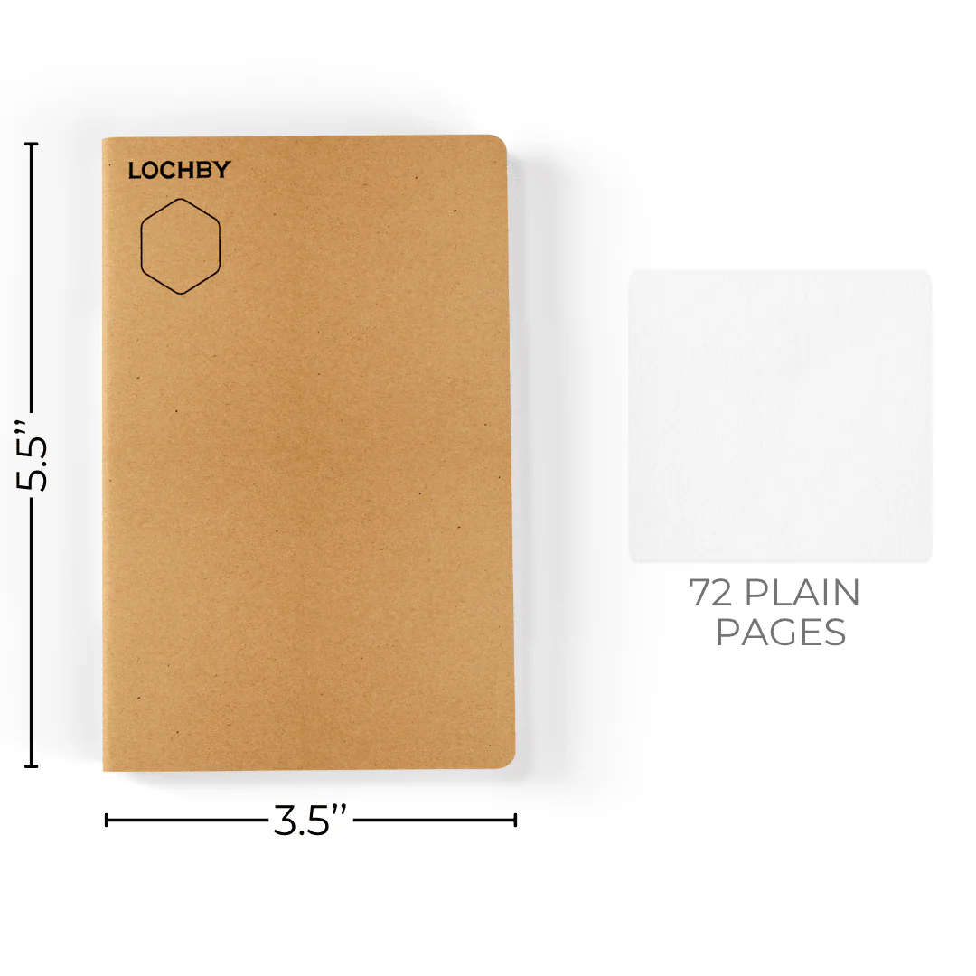 LOCHBY - Pocket-size 72 page - Plain, 68 gsm - 5.5" x 3.5" - Image 3