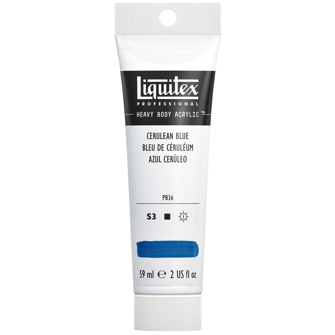 Liquitex Heavy Body Acrylic 2oz - Cerulean blue