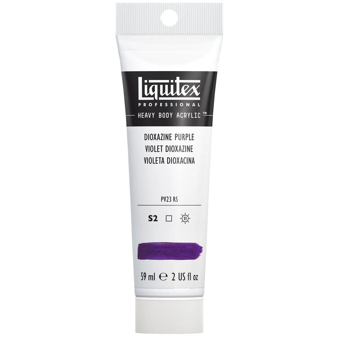 Liquitex Heavy Body Acrylic 2oz - Dioxazine purple