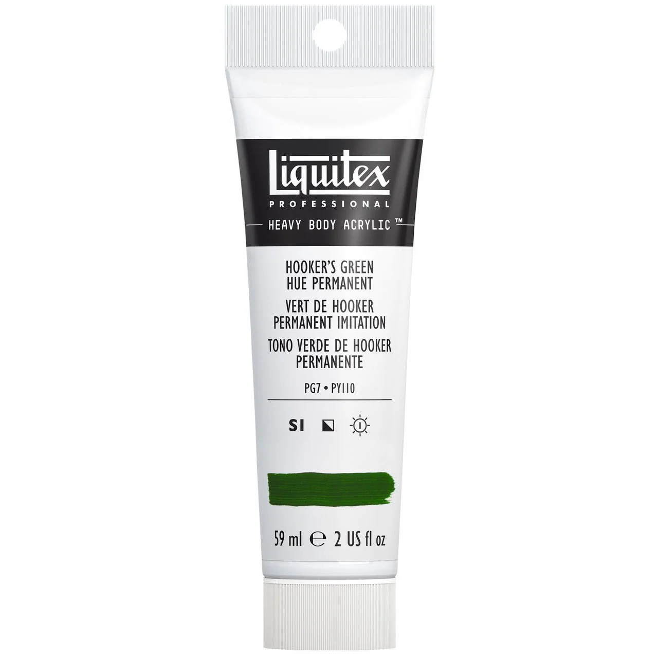 Liquitex Heavy Body Acrylic 2oz - Hooker green hue