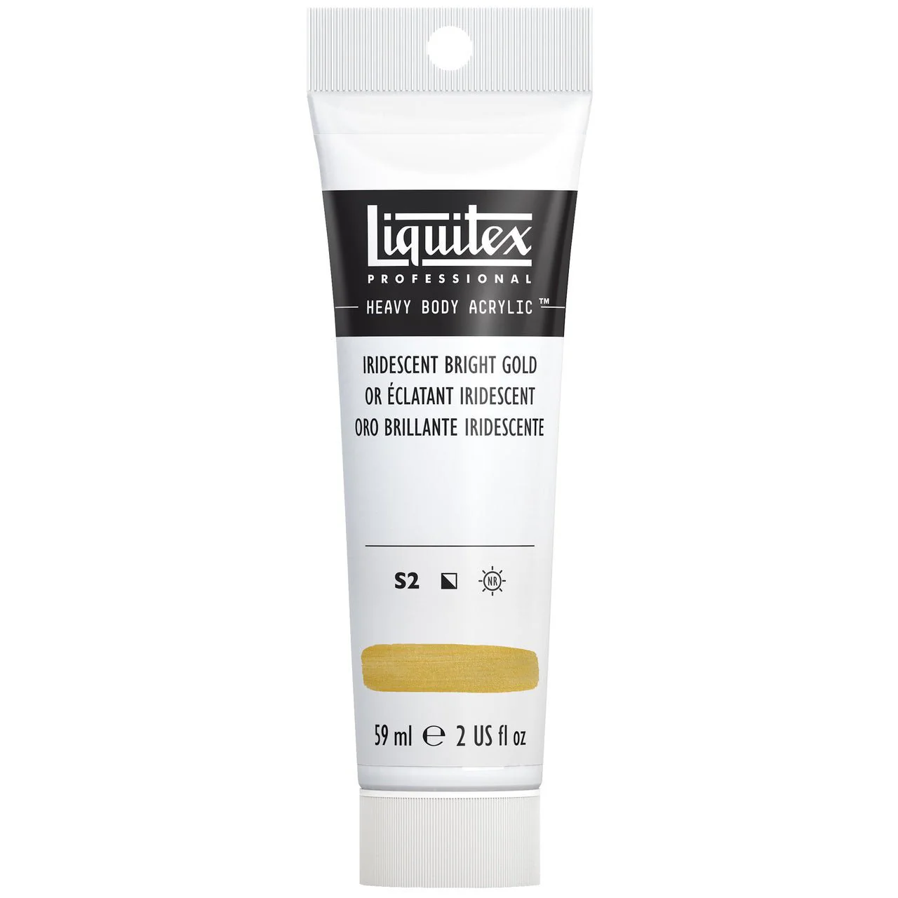 Liquitex Heavy Body Acrylic 2oz - Iridescent bright gold