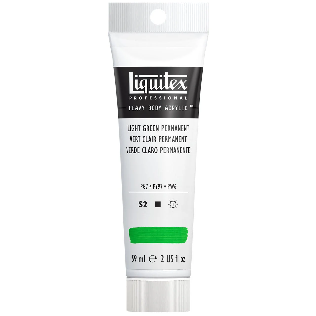 Liquitex Heavy Body Acrylic 2oz - Light Green (permanent)
