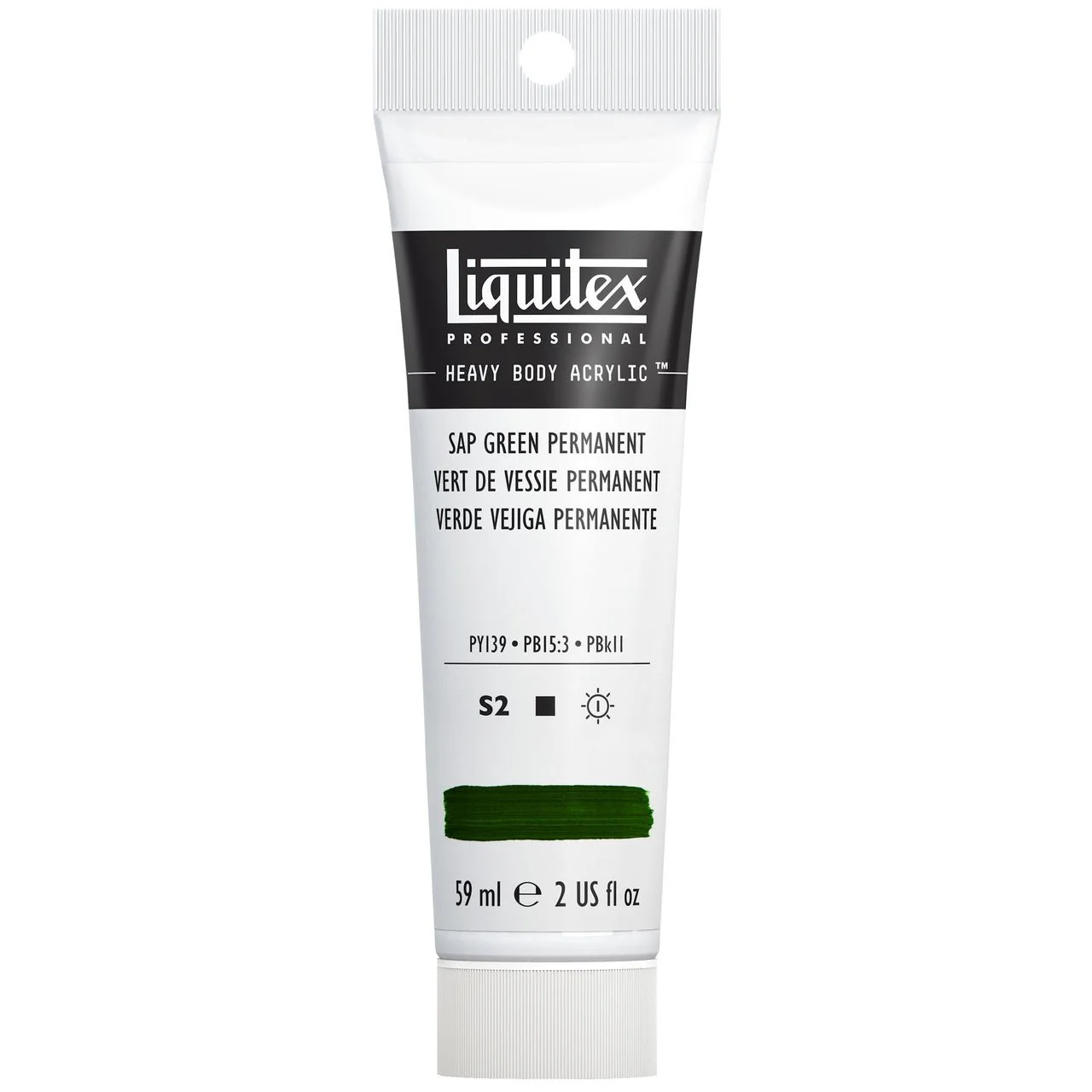 Liquitex Heavy Body Acrylic 2oz - Sap green (permanent)