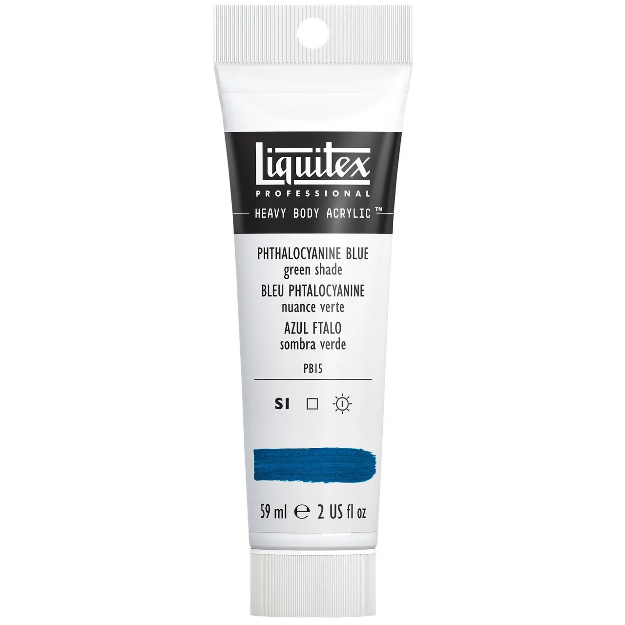 Liquitex Heavy Body Acrylic 2oz - Phthalo blue (green shade)
