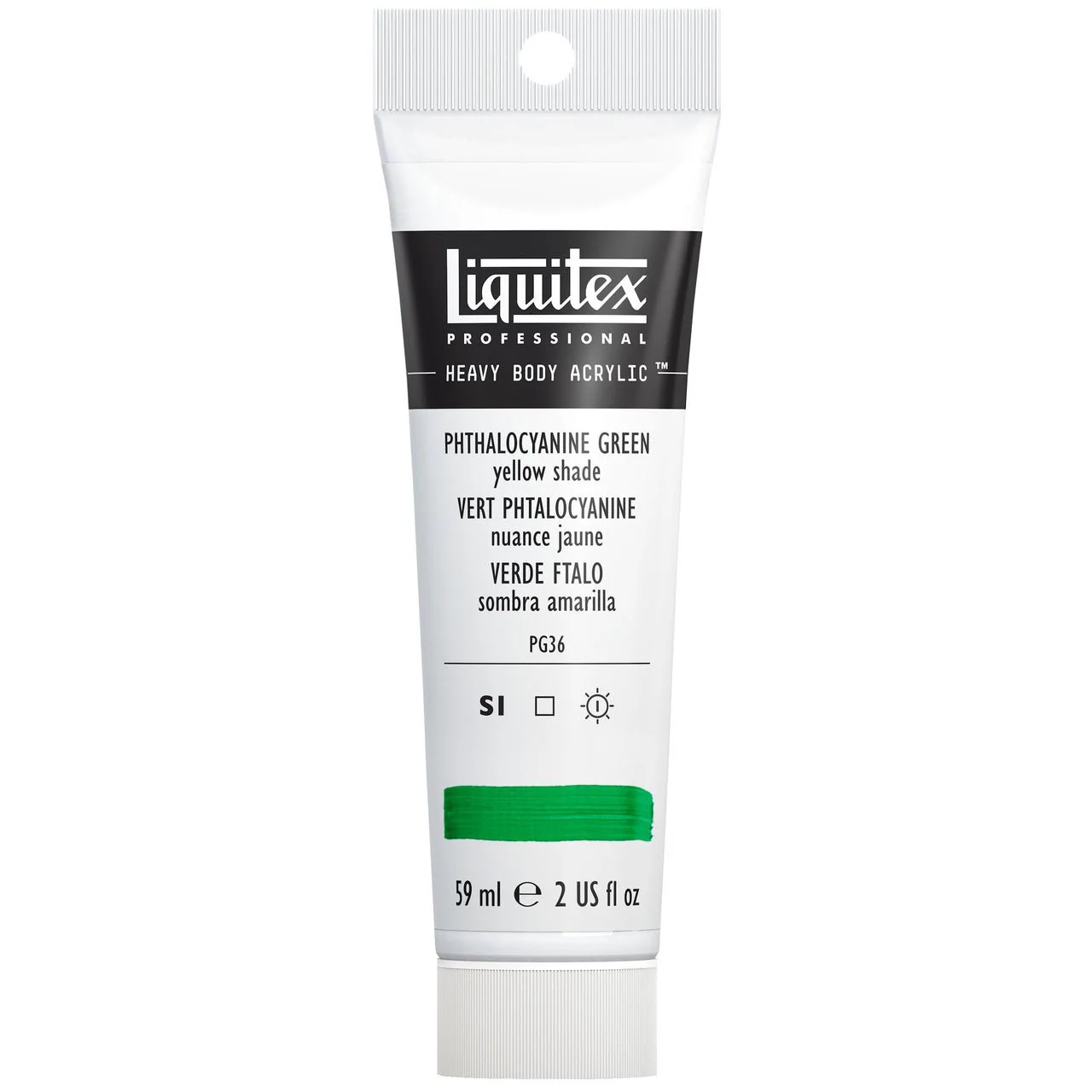 Liquitex Heavy Body Acrylic 2oz - Phthalo green (yellow shade)