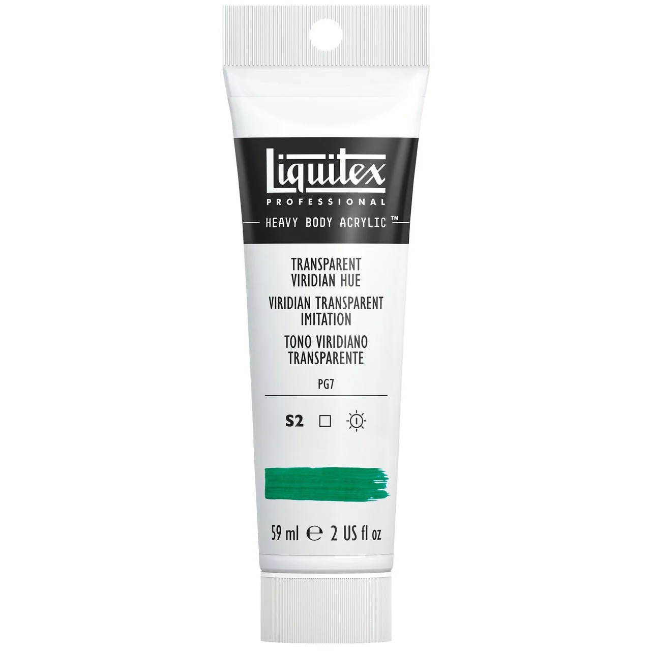 Liquitex Heavy Body Acrylic 2oz - Transparent viridian hue