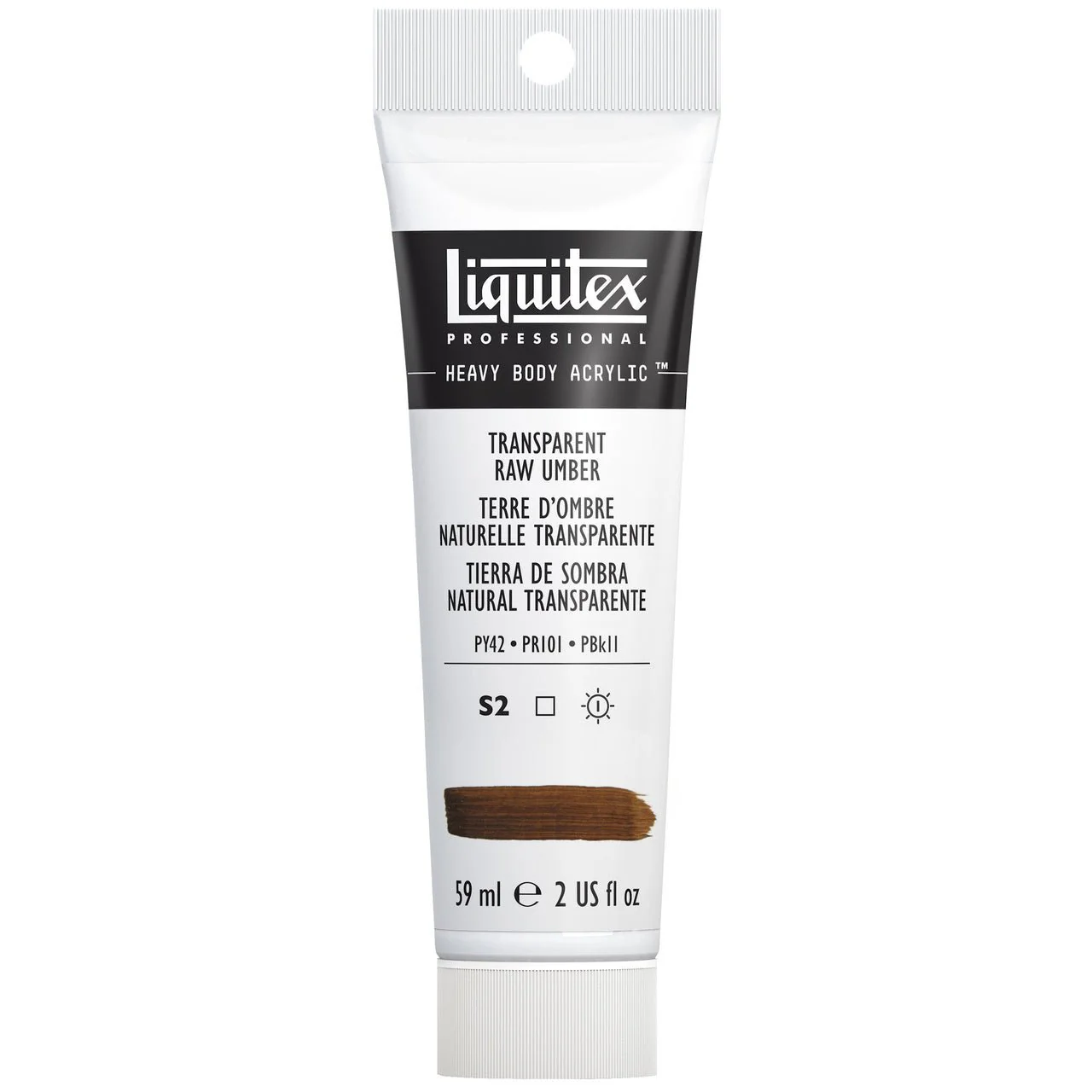 Liquitex Heavy Body Acrylic 2oz - Transparant raw umber