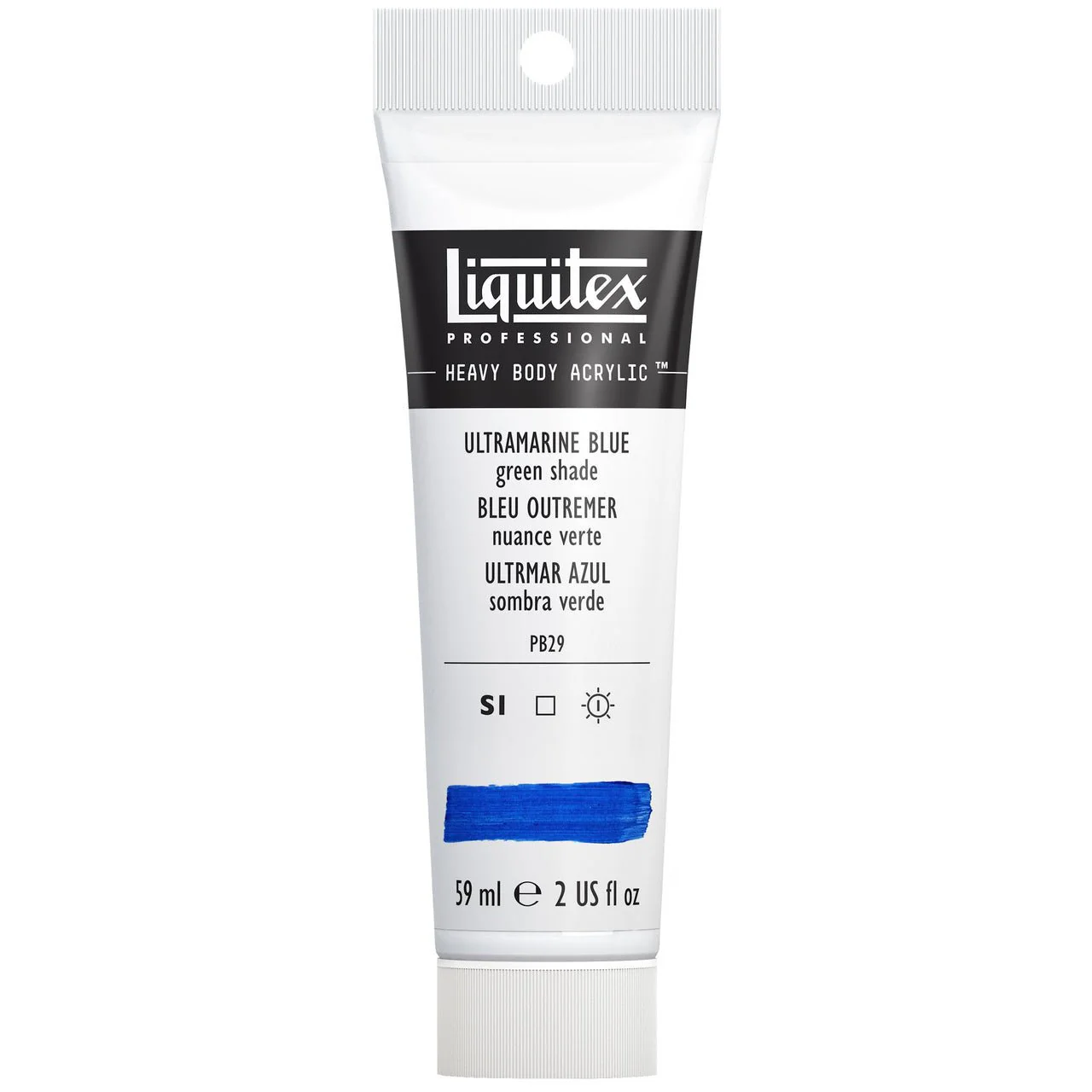 Liquitex Heavy Body Acrylic 2oz - Ultramarine blue (green shade)