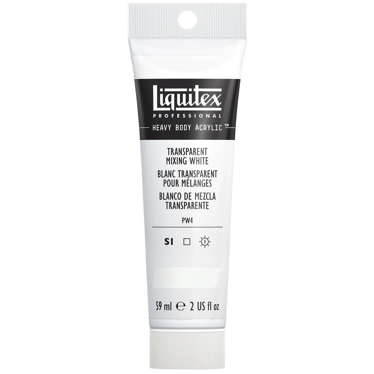 Liquitex Heavy Body Acrylic 2oz - Transparent mixing white