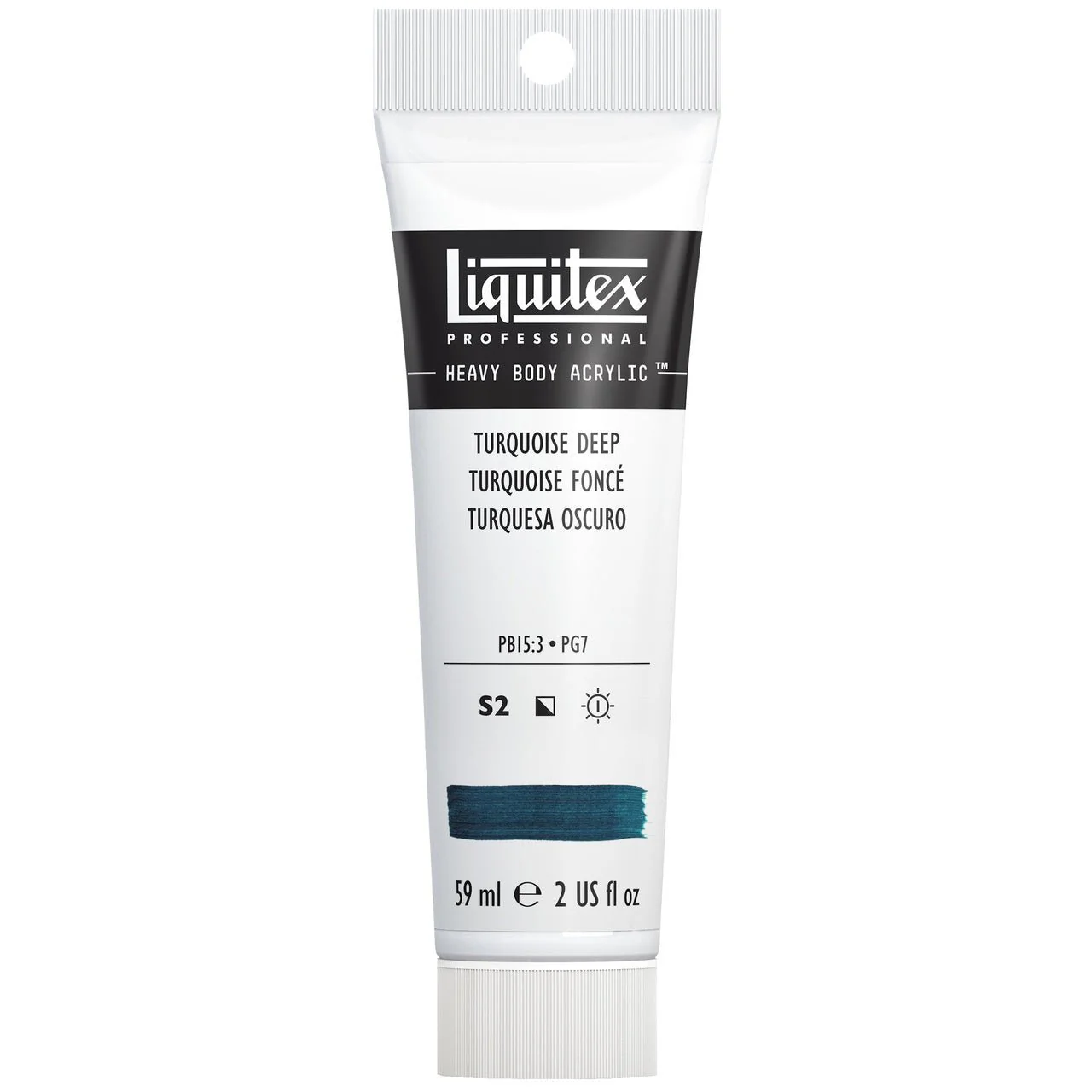Liquitex Heavy Body Acrylic 2oz - Turquoise deep