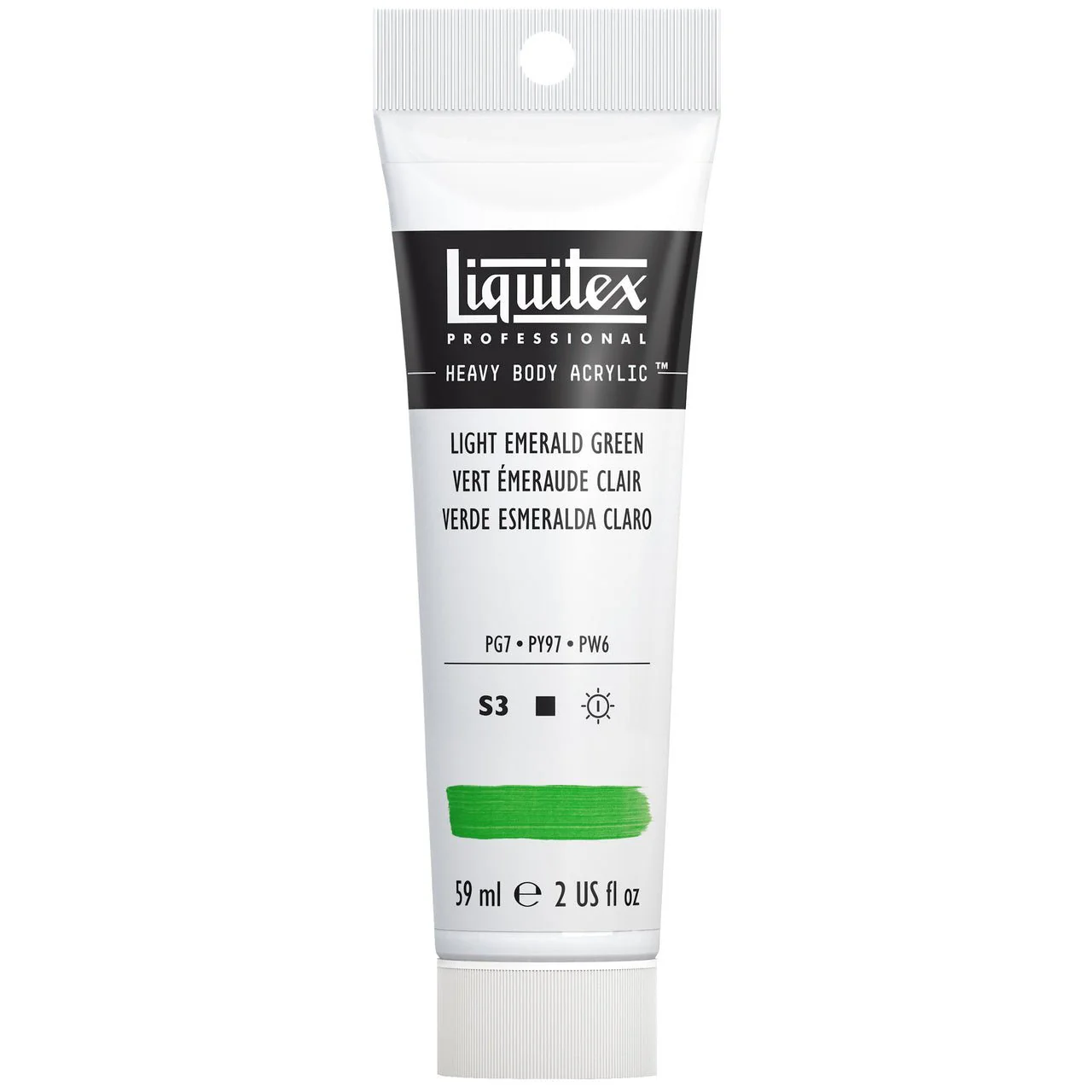 Liquitex Heavy Body Acrylic 2oz - Emerald green light