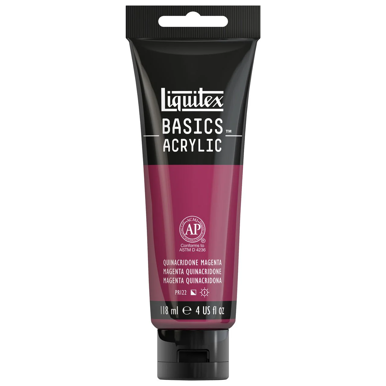 Liquitex BASICS 4 oz Quinacridone (Acra) Magenta