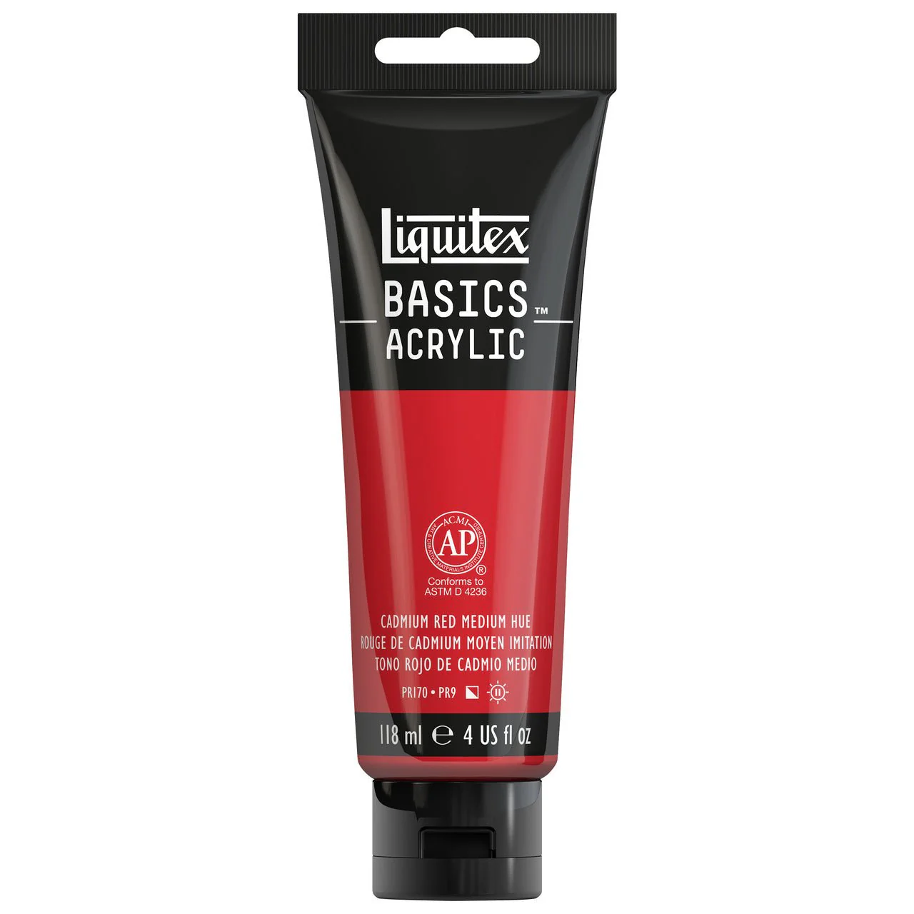 Liquitex BASICS 4 oz Cadmium Red Medium